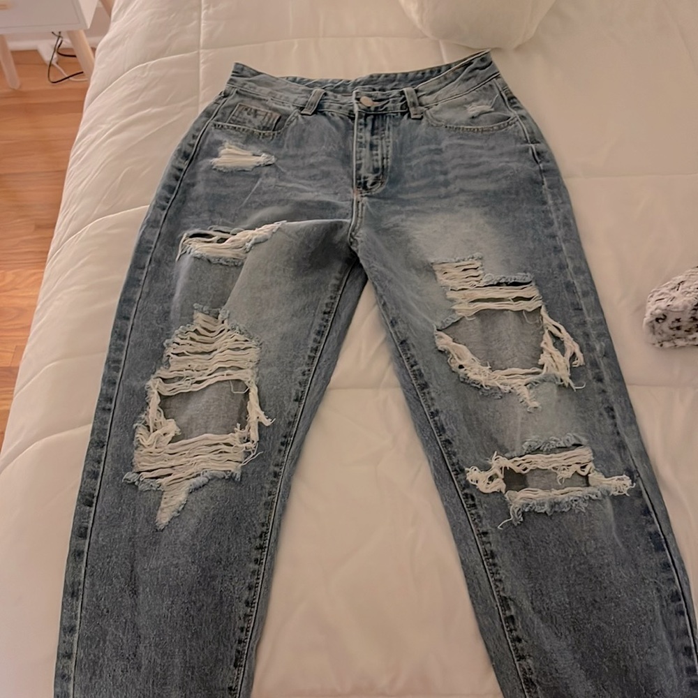 denim mom jeans